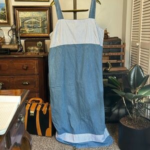 Denim Maxi Dress